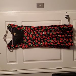 Size S Lindy Bop strawberry dress